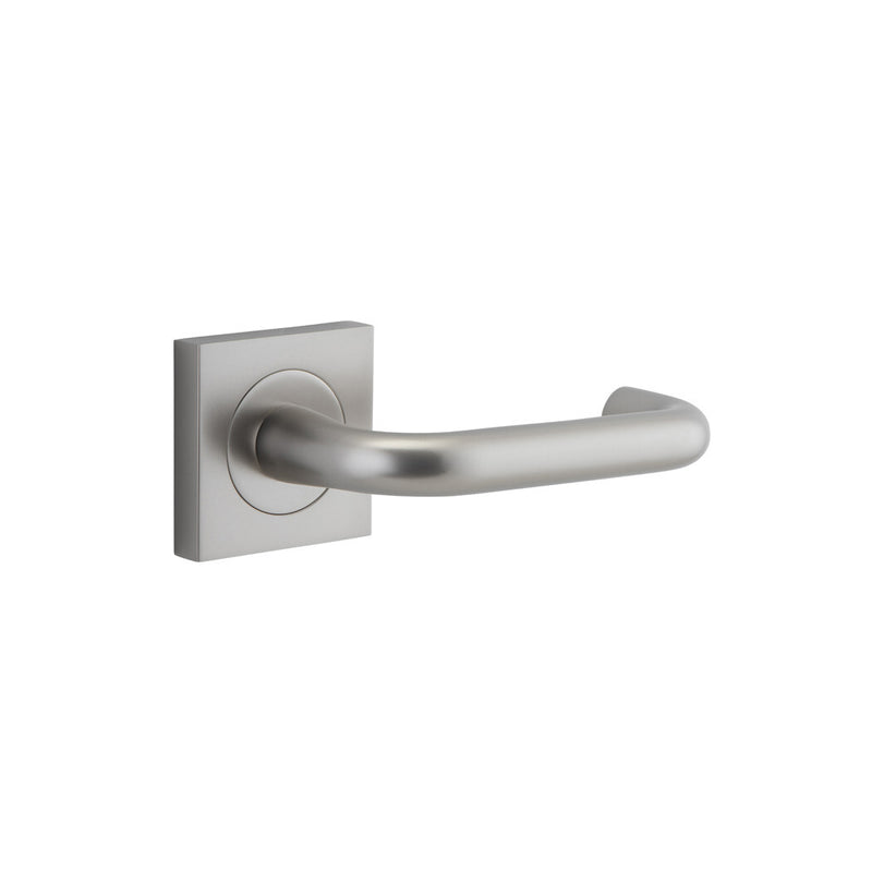 IVER OSLO SQUARE LEVER DOOR HANDLE ON ROSE - CUSTOMISE TO YOUR NEEDS