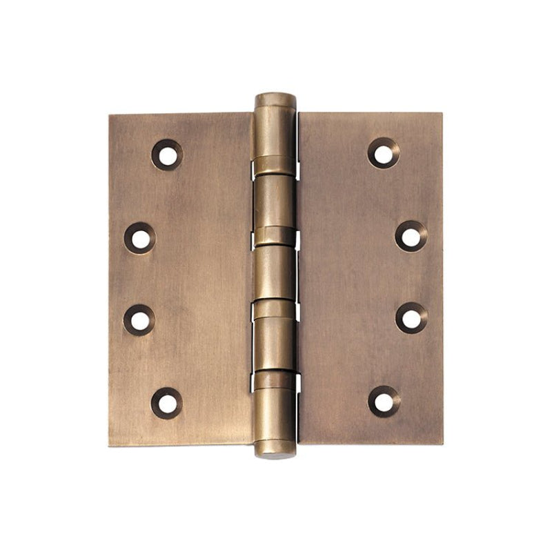 Tradco 2364Ab Hinge Ball Bearing Antique Brass 100X100Mm - primehardware
