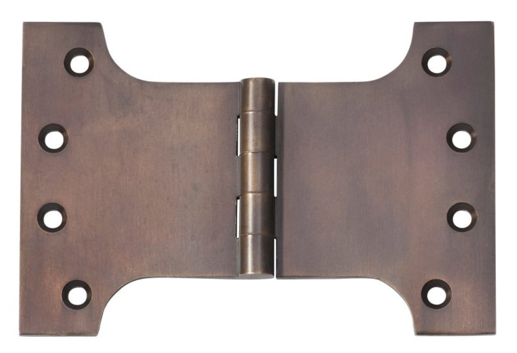 Tradco 2382AB 100x150mm Antique Brass Parliament Hinge - primehardware