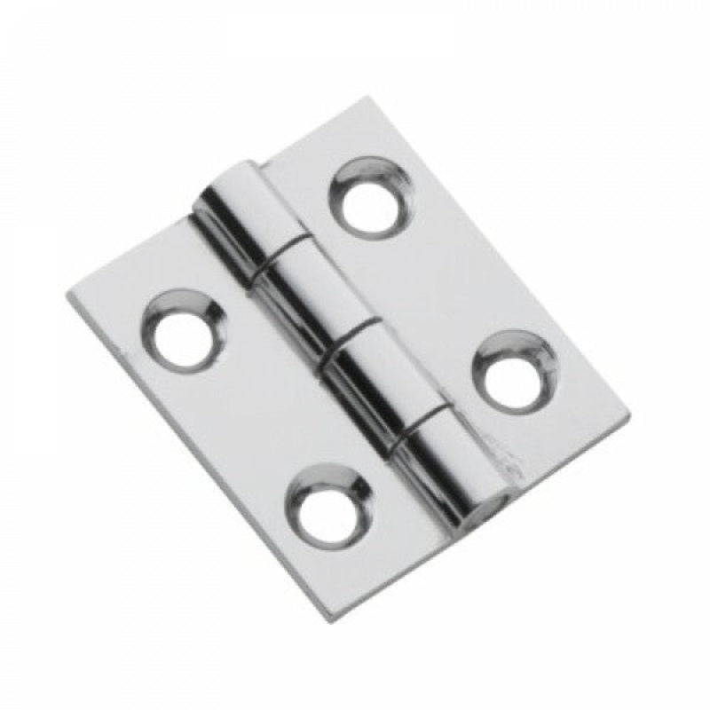 TRADCO 3110CP HINGE FIXED PIN POLISHED CHROME 25X22MM - primehardware