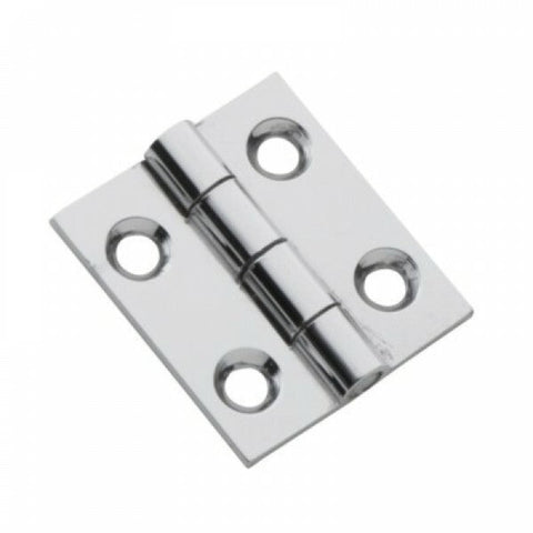 TRADCO 3110CP HINGE FIXED PIN POLISHED CHROME 25X22MM - primehardware