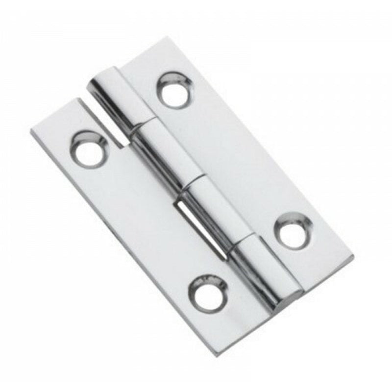TRADCO 3111CP HINGE FIXED PIN POLISHED CHROME 38X22MM - primehardware