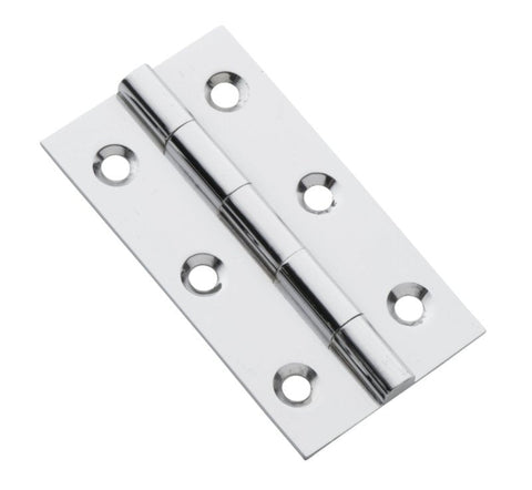 TRADCO 3113 HINGE FIXED PIN POLISHED CHROME 63X35MM - primehardware
