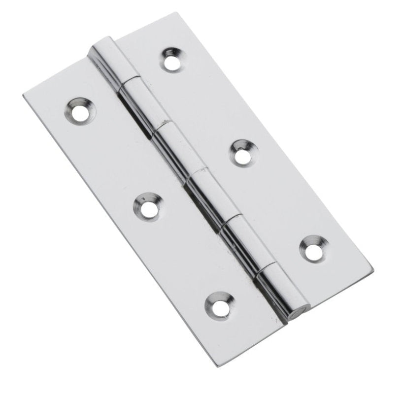 TRADCO 3114CP HINGE FIXED PIN POLISHED CHROME 76X41MM - primehardware