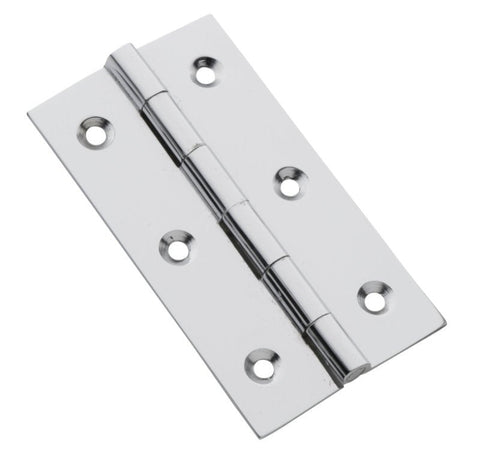 TRADCO 3114CP HINGE FIXED PIN POLISHED CHROME 76X41MM - primehardware