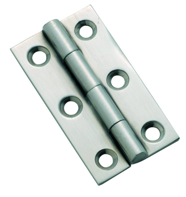 Tradco 3122Sc Hinge Fixed Pin Satin Chrome 50X28Mm - primehardware