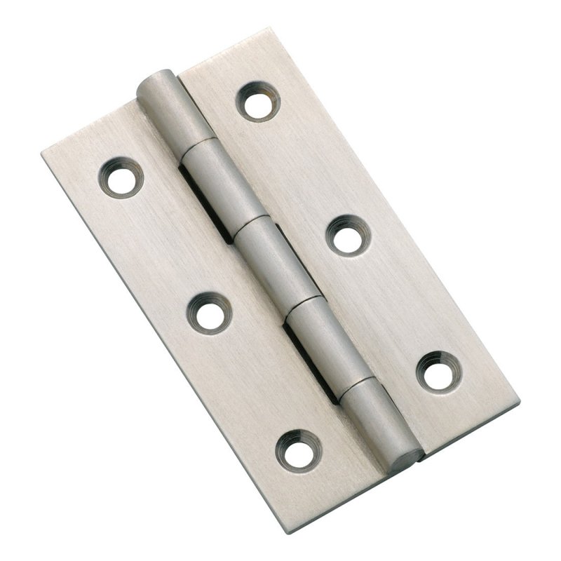 TRADCO 3123SC HINGE FIXED PIN SATIN CHROME 63X35MM - primehardware