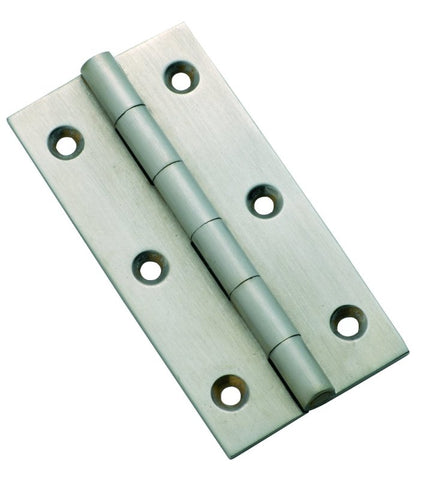 Tradco 3124Sc Hinge Fixed Pin Satin Chrome 76X41Mm - primehardware