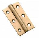 Tradco 3752Pb Hinge Fixed Pin Polished Brass 50X28Mm - primehardware