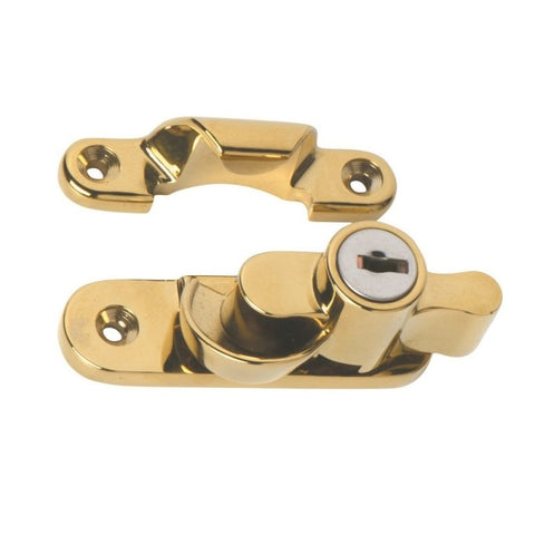 TRADCO KEY OPERATED LOCKING SASH FASTENERS - AVAILABLE IN VARIOUS FINISHES - primehardware