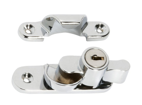 TRADCO KEY OPERATED LOCKING SASH FASTENERS - AVAILABLE IN VARIOUS FINISHES - primehardware