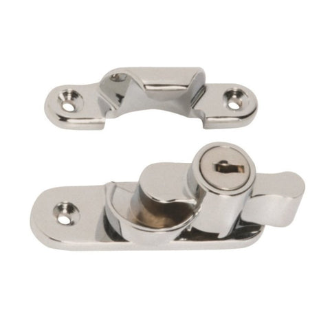 TRADCO KEY OPERATED LOCKING SASH FASTENERS - AVAILABLE IN VARIOUS FINISHES - primehardware