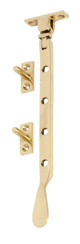 TRADCO BASE FIX CASEMENT STAY 200MM - AVAILABLE IN VARIOUS FINISHES - primehardware
