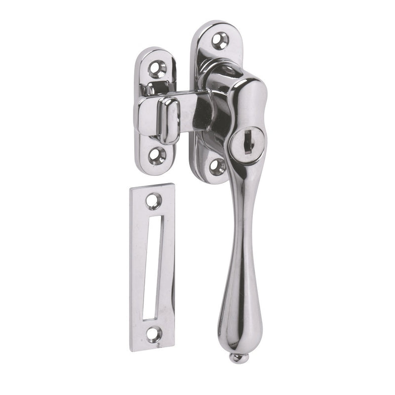 TRADCO LOCKING CASEMENT FASTENERS KEY OPERATED - AVAILABLE IN VARIOUS FINISHES