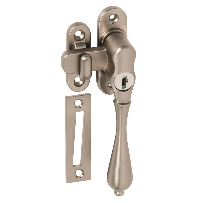 TRADCO LOCKING CASEMENT FASTENERS KEY OPERATED - AVAILABLE IN VARIOUS FINISHES