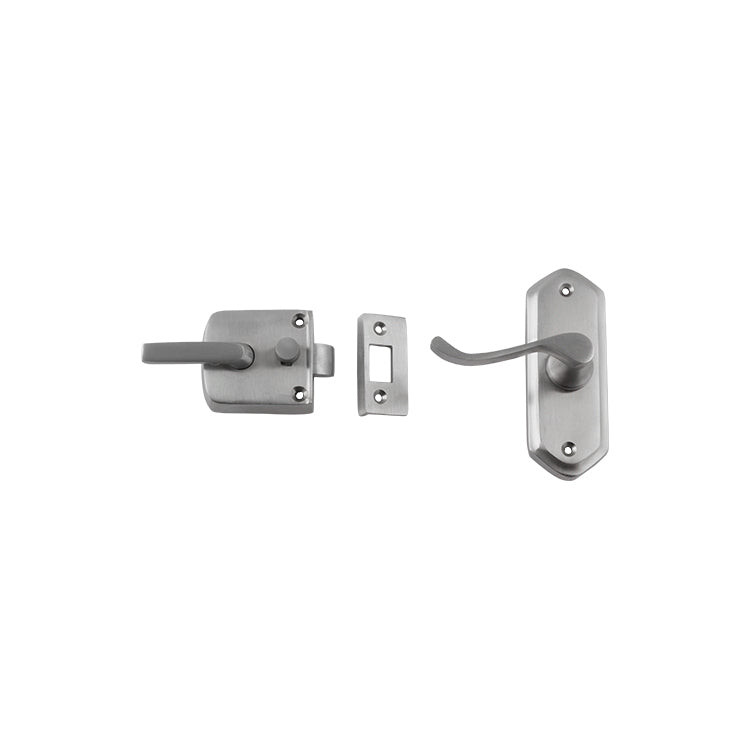 TRADCO SCREEN DOOR LATCH SATIN CHROME LH EXTERNAL TD2060