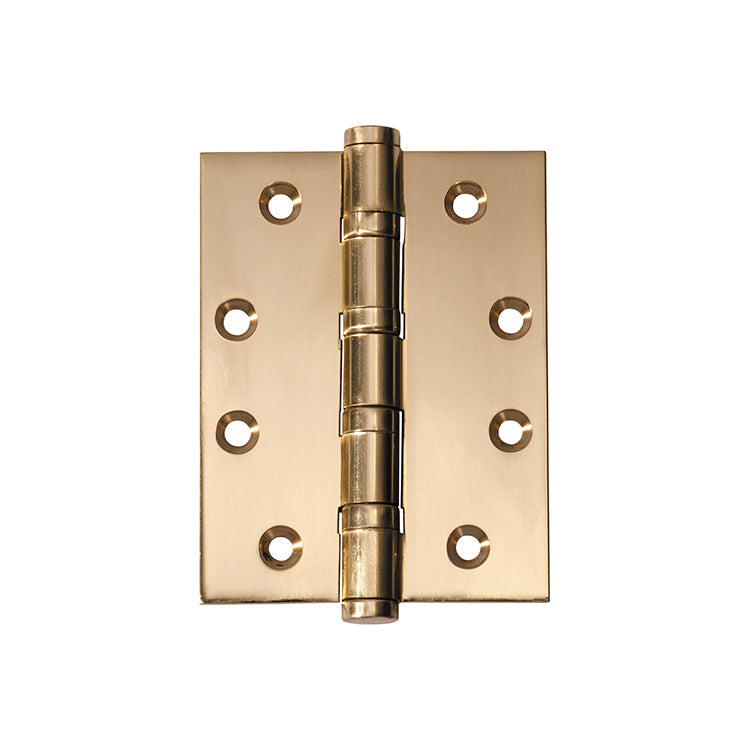 TRADCO HINGE BALL BEARING POLISHED BRASS 100X75MM TD2463