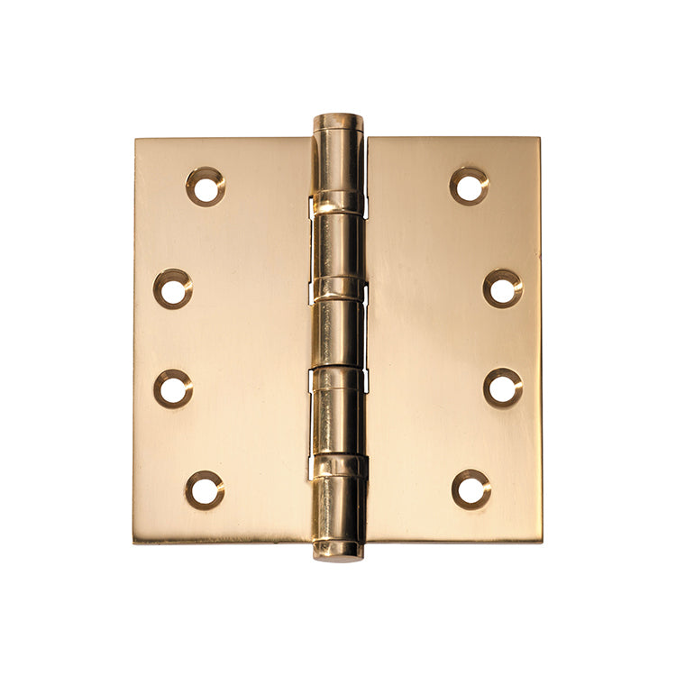 TRADCO HINGE BALL BEARING POLISHED BRASS 100X100MM TD2464