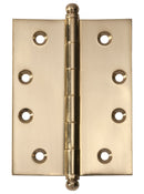 Tradco Td2478 Polished Brass Loose Pin Ball Hinge 100 X 75 Mm - primehardware