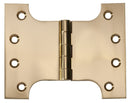 Tradco Td2481 Polished Brass 100X125Mm Parliament Hinge - primehardware