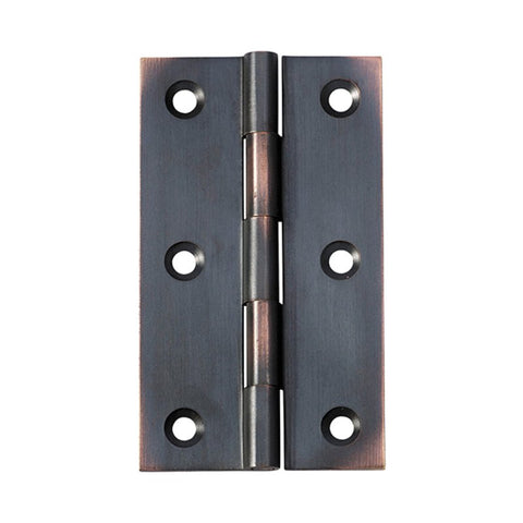 TRADCO FIXED PIN HINGE 89X50MM ANTIQUE COPPER TD2570 - primehardware