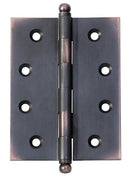 Tradco Td2578 Antique Copper Loose Pin Ball Hinge 100 X 75 Mm - primehardware