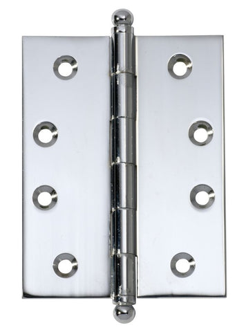 Tradco Td2678 Polished Chrome Loose Pin Ball Hinge 100 Mm X 75 Mm - primehardware