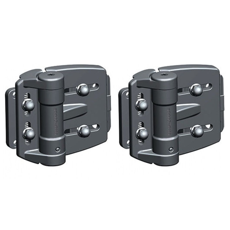 D&D TRUCLOSE TCAMA2RND SELF CLOSING MINI MULTI ADJUST ROUND POST GATE HINGE