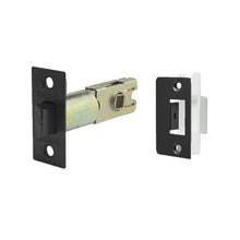 Zanda 1131BLK Tubular Latch 60mm Backset 45 Degree Short Action Matt Black