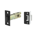 Zanda Tubular Latch 60mm Backset Matt Black 1131BLK - primehardware