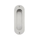 Zanda 5228SS Oval Flush Pull Visible Fix Stainless Steel 120x40x11mm - primehardware