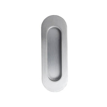 Zanda Oval Flush Pull Concealed Fix 120x40mm | Standard & Euro Keyhole