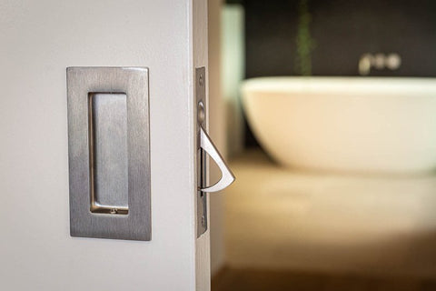 Zanda Square Sliding Door Flush Pull Kit 102x51mm Stainless Steel 5261.SS - primehardware