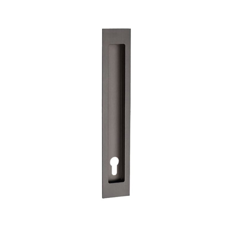 Zanda Verve Flush Pull with Euro Keyhole - Available in Various Finishes and Sizes - primehardware