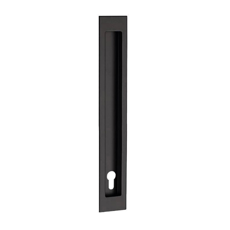 ZANDA VERVE FLUSH PULL WITH EURO KEYHOLE - AVAILABLE IN VARIOUS FINISHES AND SIZES