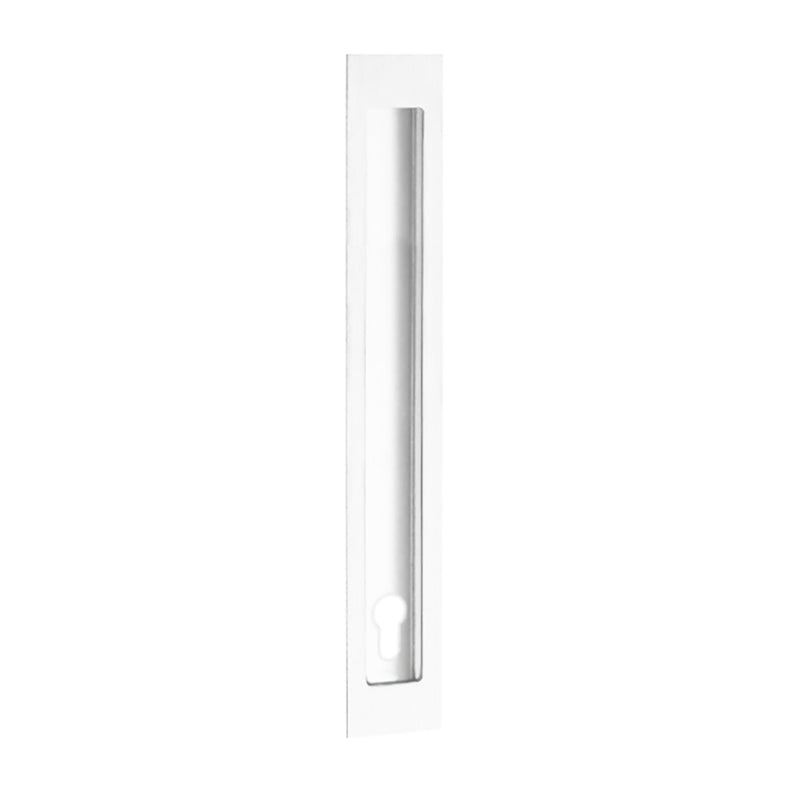 ZANDA VERVE FLUSH PULL WITH EURO KEYHOLE - AVAILABLE IN VARIOUS FINISHES AND SIZES