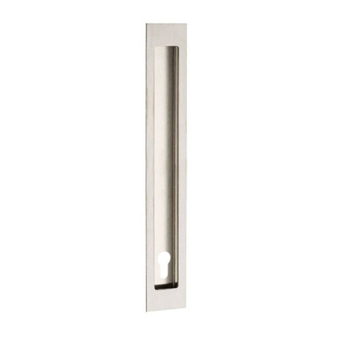 Zanda Verve Flush Pull with Euro Keyhole - Available in Various Finishes and Sizes - primehardware