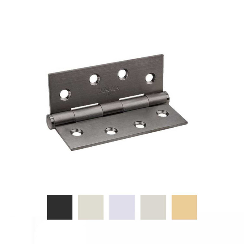 ZANDA DOOR BUTT HINGES - AVAILABLE IN VARIOUS FINISHES AND SIZES