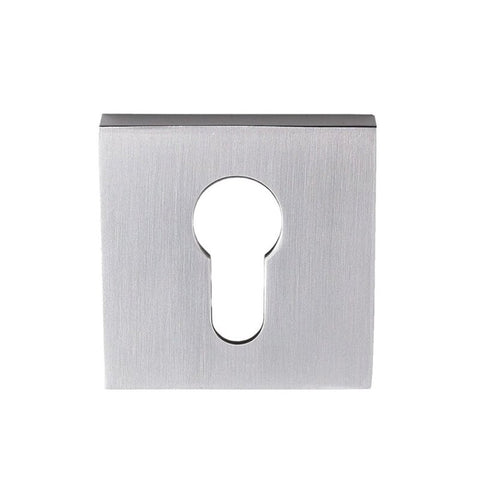 Zanda Astron Square Euro Escutcheon - Available in Various Finishes - primehardware
