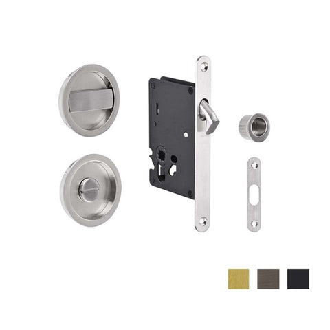 Zanda 8106+ Italian Range Privacy Flush Pull Kit - Available in Various Finishes - primehardware