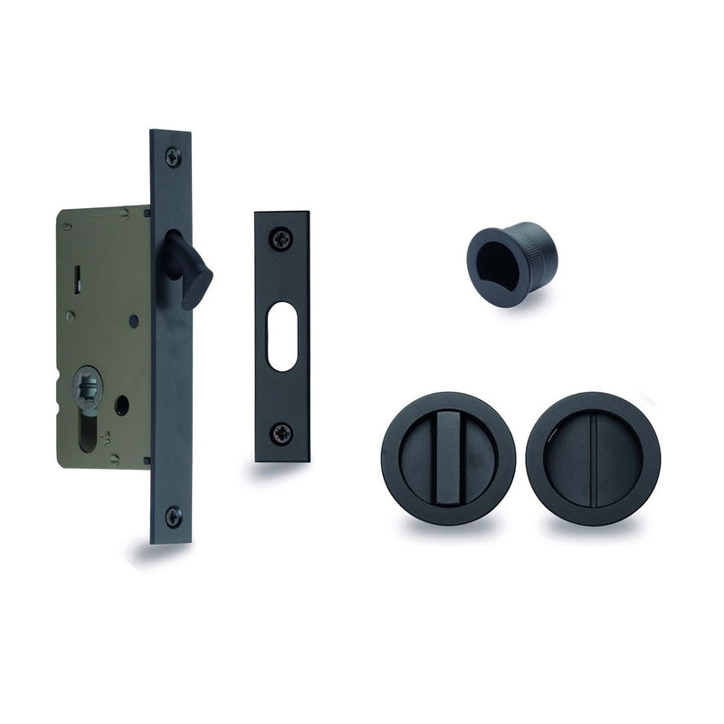 ZANDA 8106+ ITALIAN RANGE PRIVACY FLUSH PULL KIT - AVAILABLE IN VARIOUS FINISHES