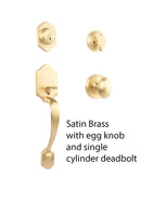 N2Lok Charente Entrance Door Handle Set - primehardware