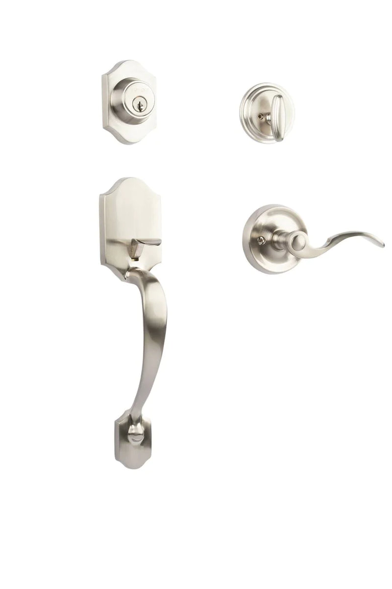 N2Lok Charente Entrance Door Handle Set