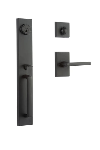N2Lok Montpellier Entrance Door Handle Set - primehardware