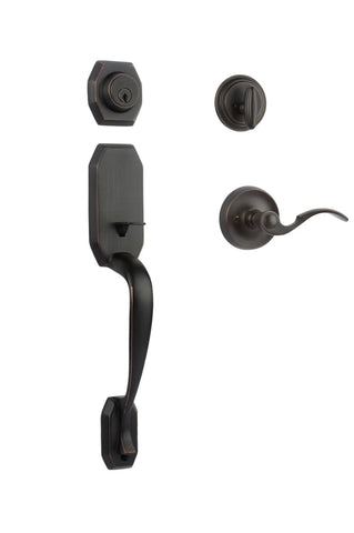 N2Lok Garrone Maison Entrance Door Handle Set - primehardware