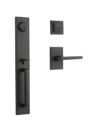 N2Lok Montpellier Entrance Door Handle Set - primehardware