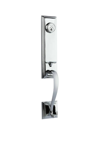 N2Lok Seine Entrance Door Handle Set - primehardware