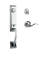 N2Lok Seine Entrance Door Handle Set - primehardware