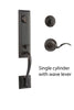 N2Lok Seine Entrance Door Handle Set - primehardware