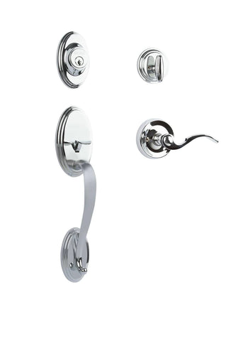 N2Lok Somme Entrance Door Handle Set - primehardware